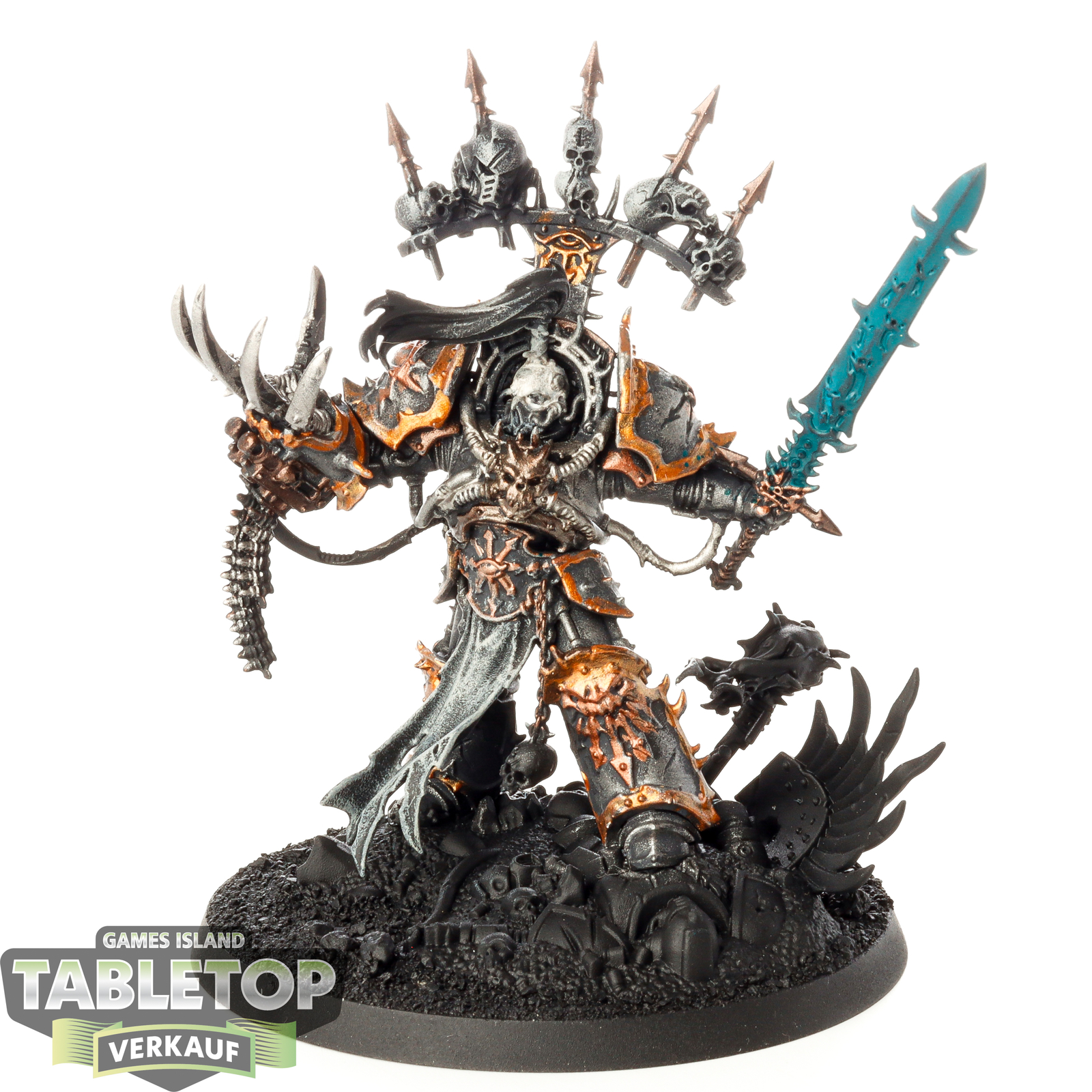 Chaos Space Marines - Abaddon the Despoiler - teilweise bemalt