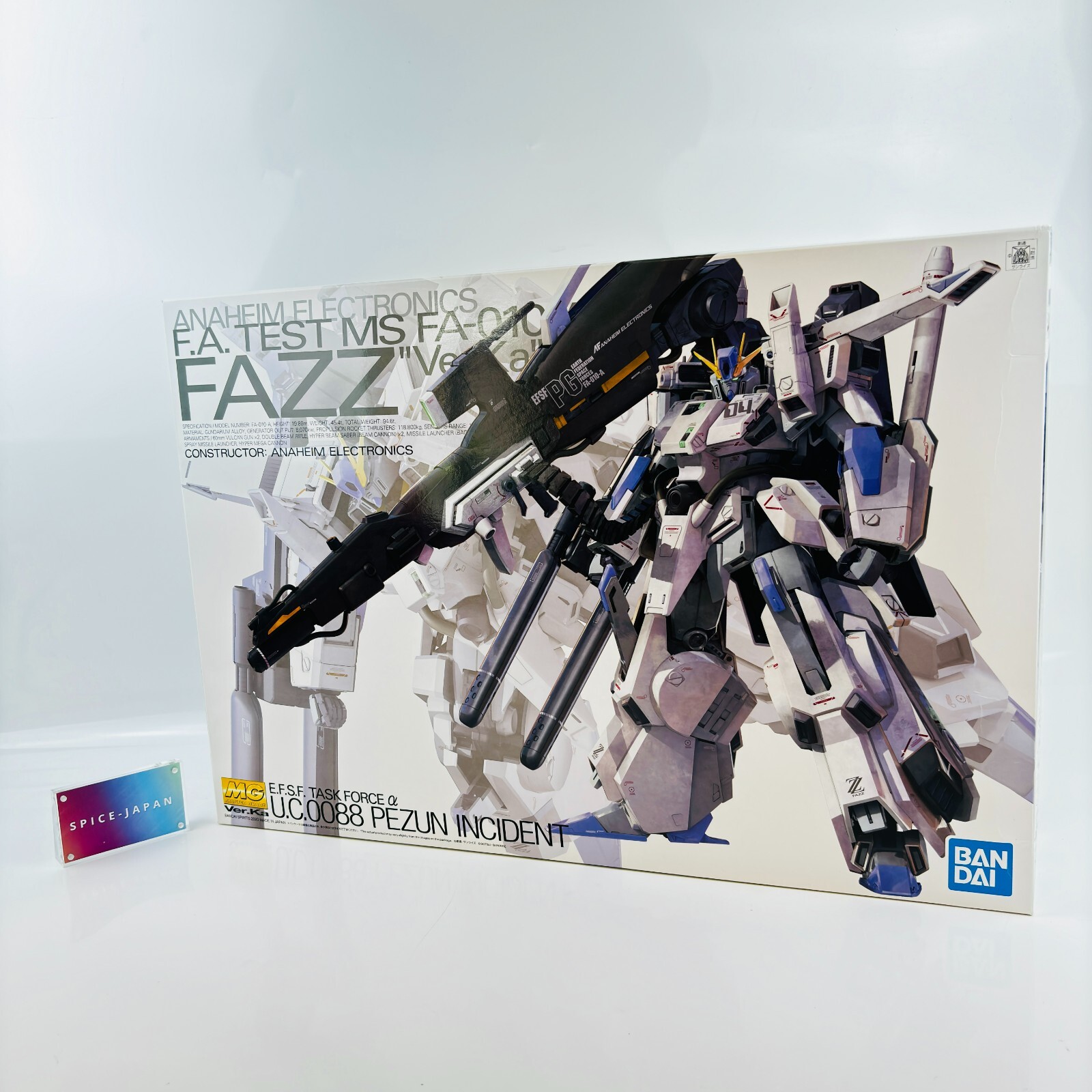 MG Mobile Suit Gundam Sentinel FAZZ Ver.Ka 1/100 Scale Color
