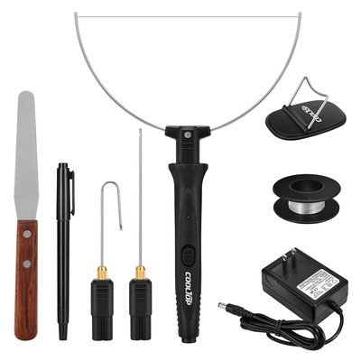Cooltop Hot Wire Foam Cutter kit, 18W Styrofoam Knife Cutter Electric Hot Wir...