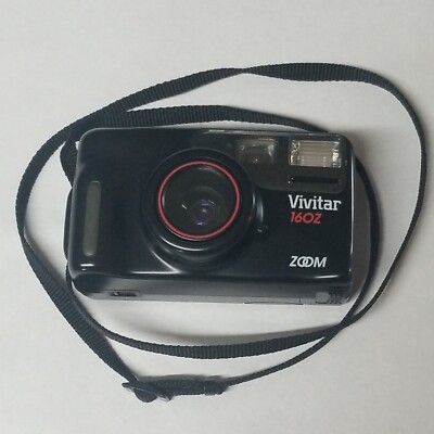 Vivitar 160Z 35mm Point & Shoot Film Camera Manual Zoom Not Tested Appears Solid