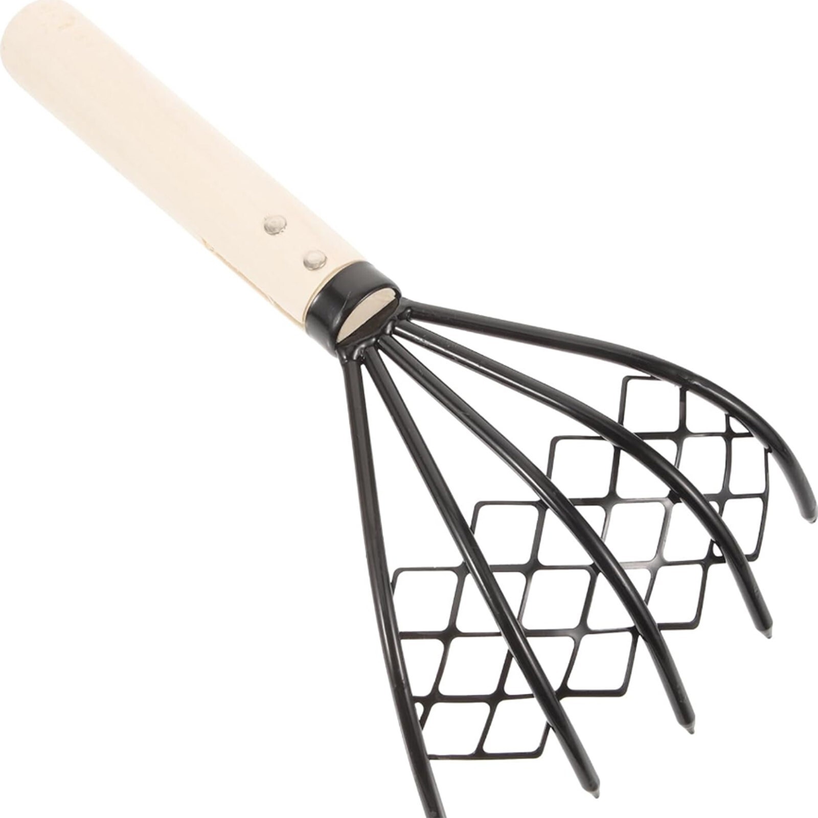 Seafood Rake With Mesh Net 10.24in High Rake Clamming Rake 5 Tine Beach ...