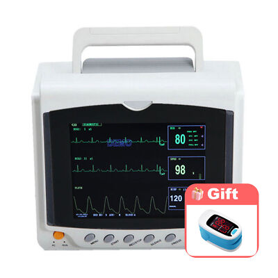 CMS6000C Portable ICU Vital Signs Patient Monitor Multi-parameter 8'' Color LCD