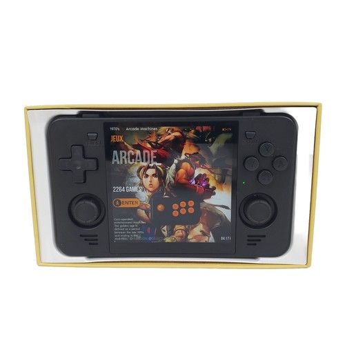 Powkiddy RGB30 ブラック Powkiddy RGB30 Portable Retro Handheld Console w/ 128GB Card