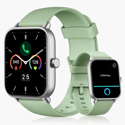 Smart Ring for Women (Alexa Built-in & Bluetooth Call), 1.8'' Smartwatch with ...