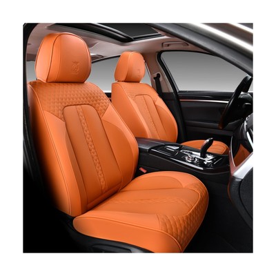 Doogo Leather Seat Covers Front Pair, Universal Seat Covers 2-Pack, Waterproo...