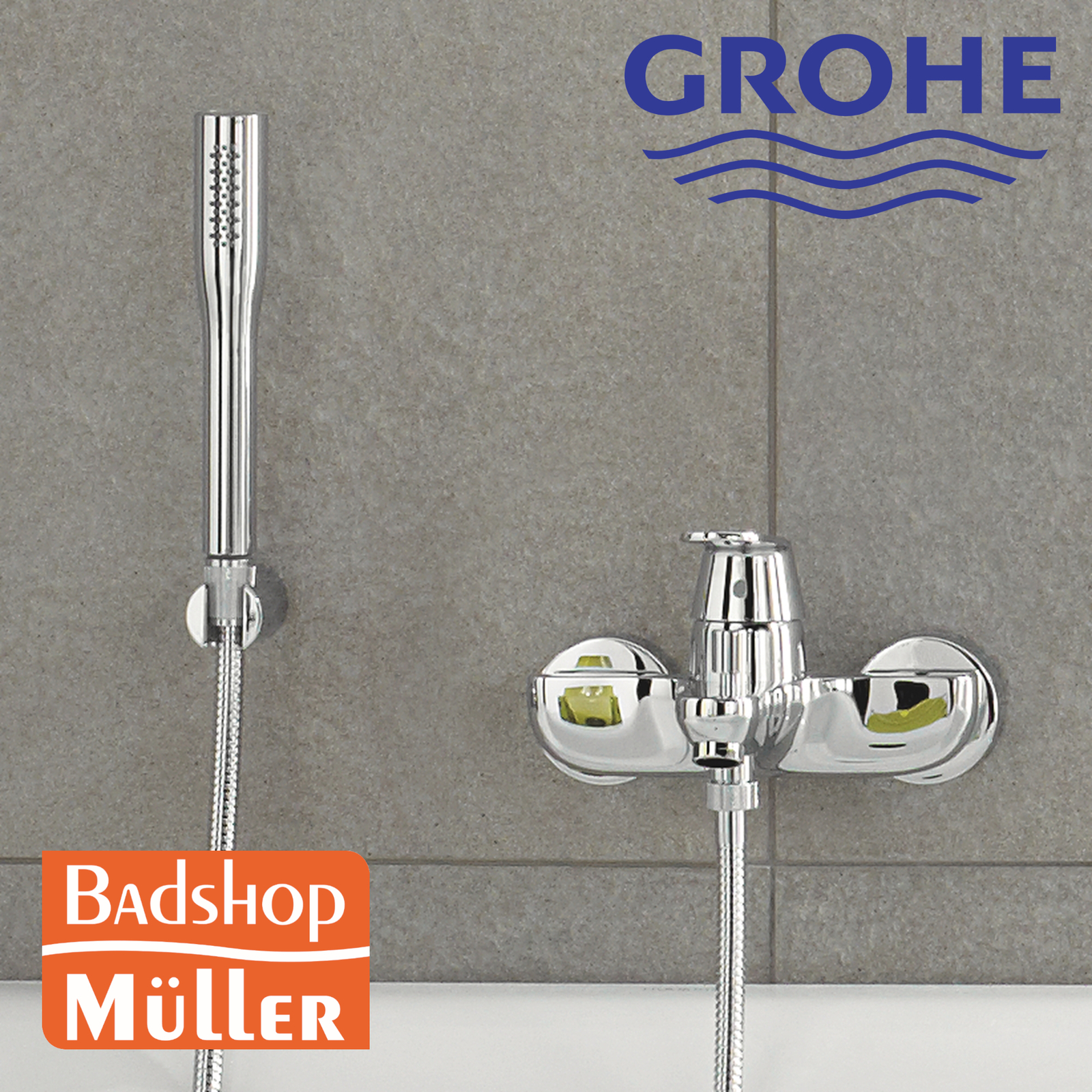 GROHE Eurosmart Cosmopolitan Badewannen Wannenarmatur Bad Brause+Halter 32832000