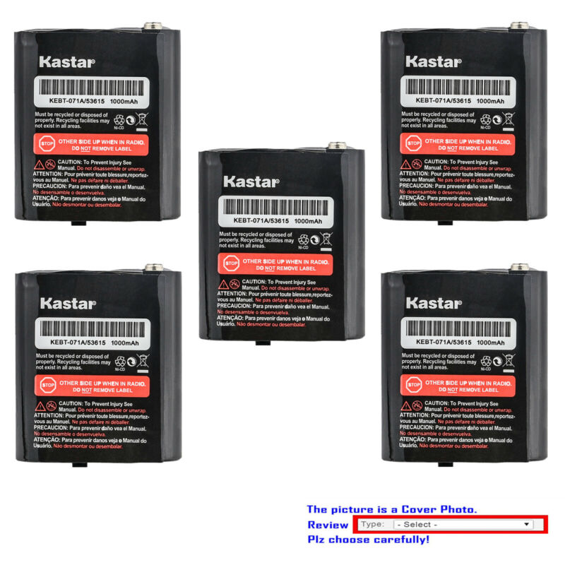 Kastar 1000mah Nicd Battery For Motorola Talkabout T6320 T6400 T6510 T6530 T6550