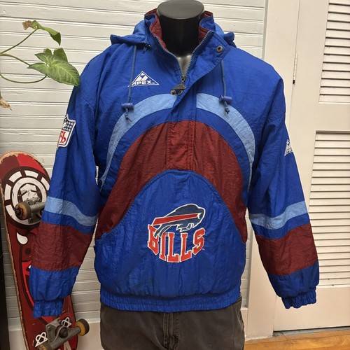 APEX ONE 90's NFL PROLINE バッファロー ビルズ Vintage 90s NFL Buffalo Bills Apex One Insulated Jacket Blue