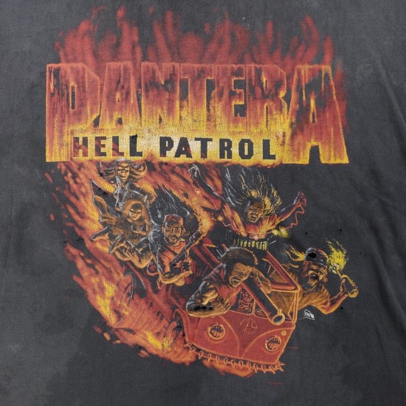 Rare Vintage WINTERLAND Pantera Hell Patrol 1997 Tour T Shirt 90s