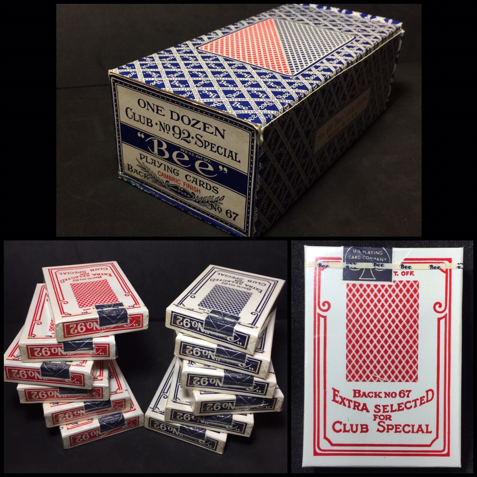 c1970's Bee Brick Gem Mint Sealed Playing Cards Unopened ...