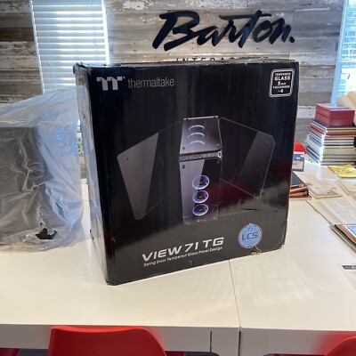 Thermaltake View 71 RGB 4-Sided Tempered Glass Vertical GPU Modular E-ATX Gaming