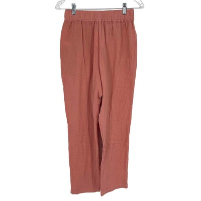 Marine Layer Paula Easy Tapered Pant in Rosette Pink XS NWT