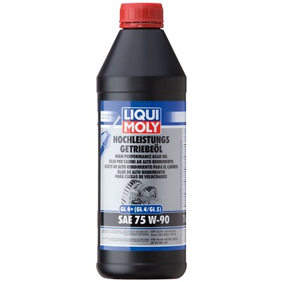 Liqui Moly GL4+ SAE 75W-90 Fully Synthetic High Performance Gear Oil 1L 1 Litre