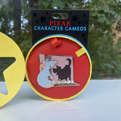 BRAND NEW DISNEY PIXAR CHARACTER CAMEOS REMY DUG PIN LE 1500 RATATOUILLE  & UP