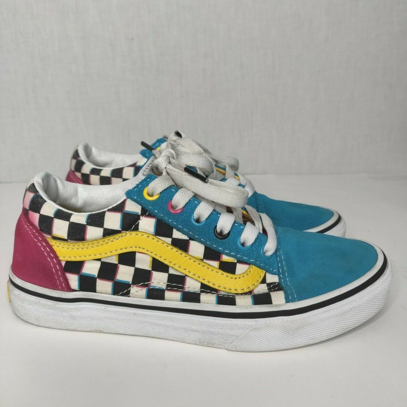 crazy checkerboard vans