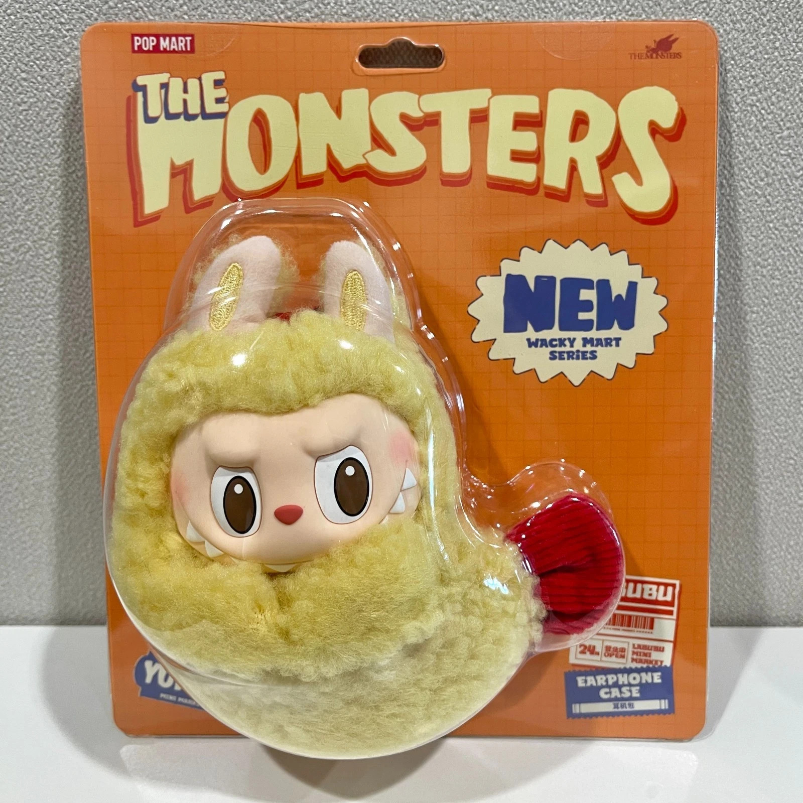 【正規品】MONSTERS LABUBU Earphone Case THE MONSTERS LABUBU Wacky Mart Earphone Case Fried Shrimp