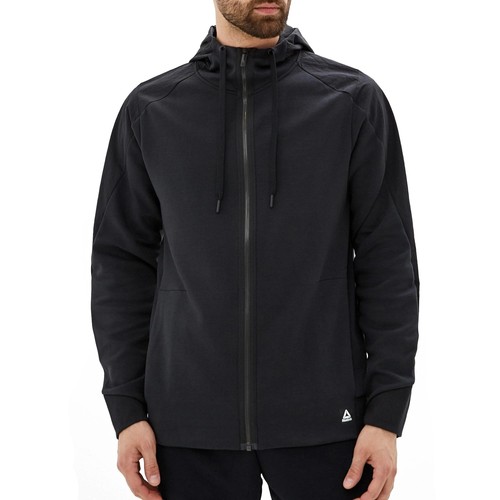 

[EC0734] Мужская толстовка с капюшоном Reebok Training Supply, Черный