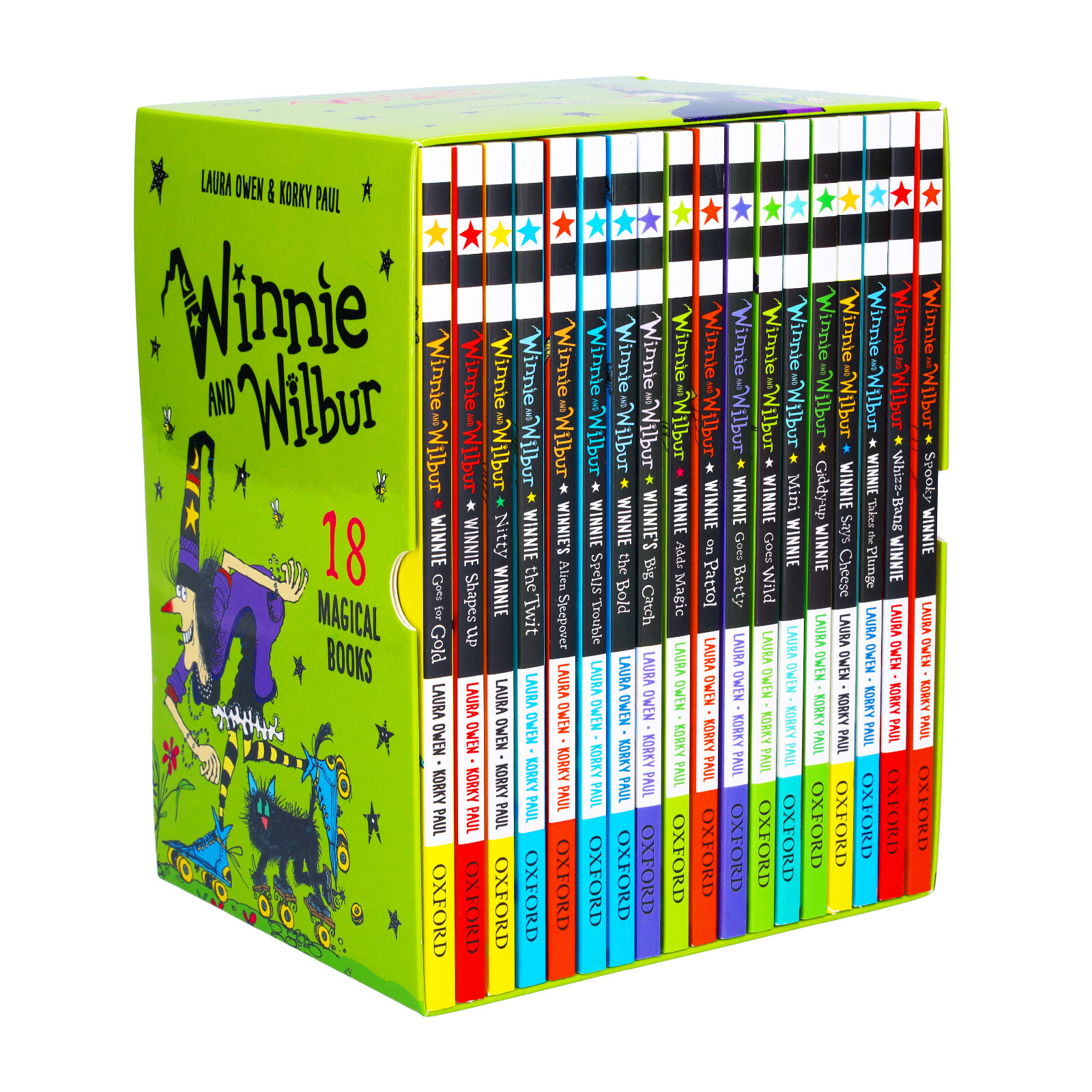 Winnie and Wilbur 18 Magical Books Set by Laura Owen-Korky