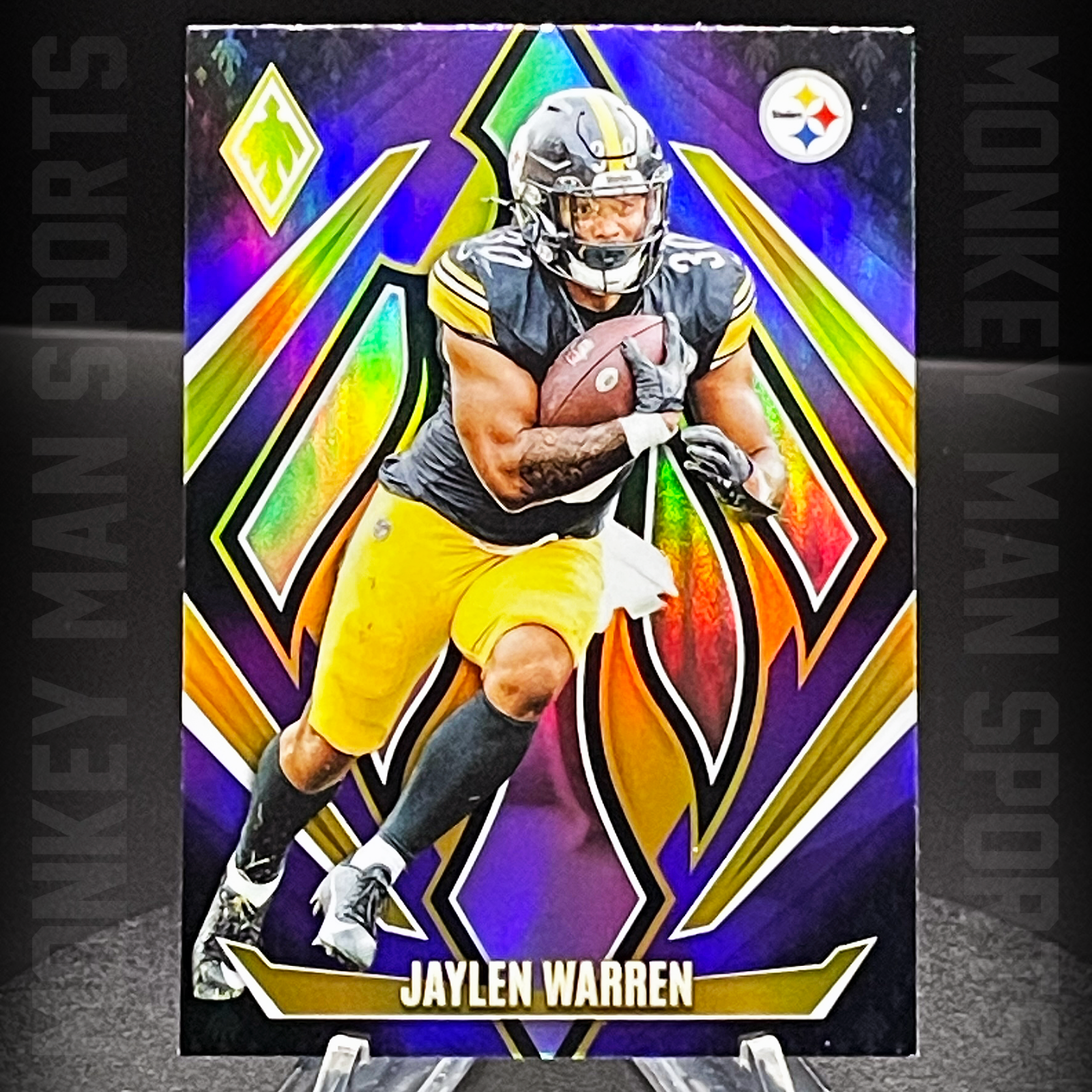 2024 Phoenix - Jaylen Warren - #77 PURPLE PRIZM STEELERS MINT