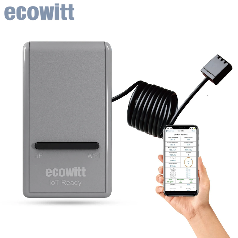 GW1200 Wi-Fi Hub Gateway - Built-in Thermometer Hygrometer Barometric Pressure S