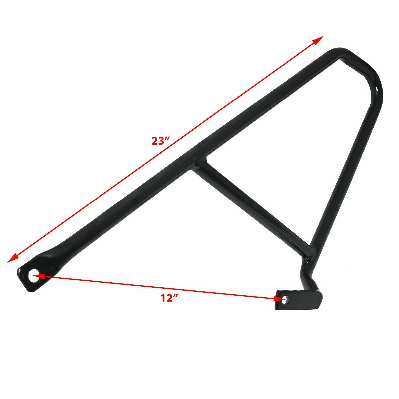 Fits Royal Enfield Pannier Mounting Rails Mounts Black Classic 350 500cc  