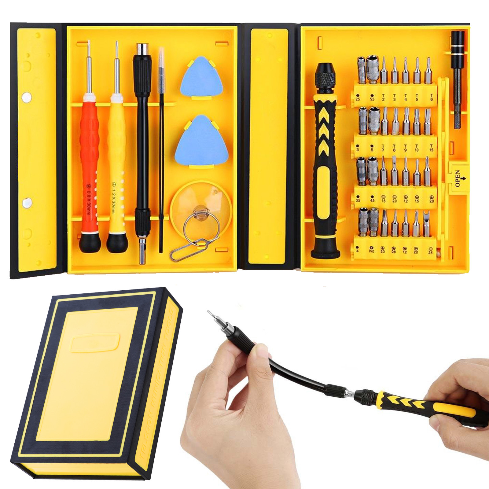 38 in 1 Mobile Phone Screen Opening Repair Tools Kit