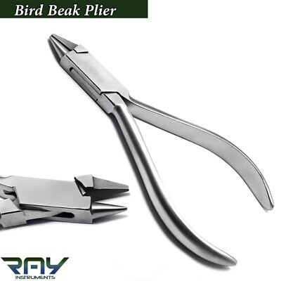 Orthodontic Bird Beak Plier Dental Wire Bending Loop Forming Adjusting Tools CE