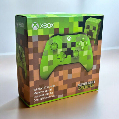 A Nearly New Xbox One S Minecraft Controller in Limited Edition - Minecraft