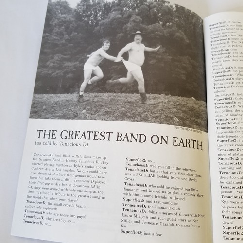 Tenacious D Guitar Tablature Book Jack Black Kyle Gass Parental Advisory Songs