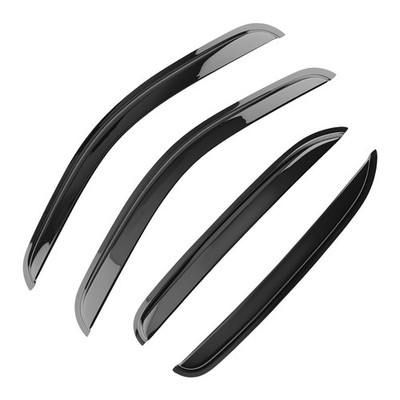 Window Visors for Chevy Silverado GMC Sierra Crew Cab 07-14 Rain Guards