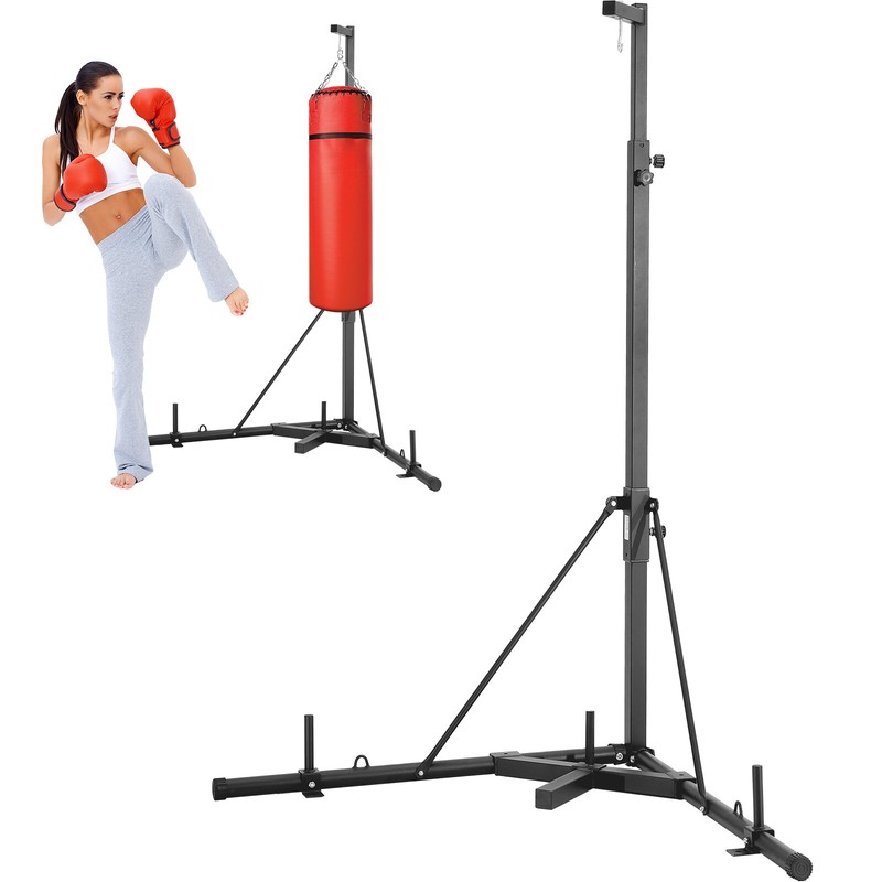 Vevor Support Sac De Frappe Station De Boxe En Acier Hauteur RÃ©Glable 181 Kg
