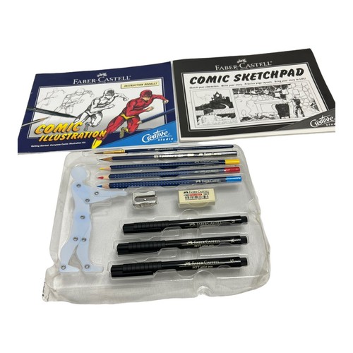 Fabre-Castell Comic Illustration Getting Started Instruction Booklet Sketch Pad