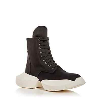 

Drkshdw Rick Owens Мужские высокие кроссовки черного молочного цвета 40 евро, США 7, Черный, Rick Owens DRKSHDW