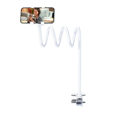 Lazy Foldable Mobile Phone And Tablet Stand Holder Flexible Bed Desk Table Clip