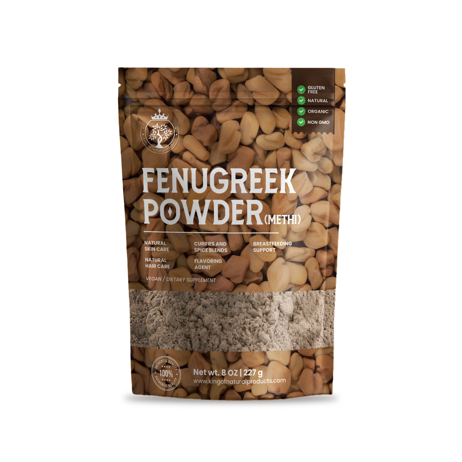 FENUGREEK POWDER | 8 Oz (227g) | King of Natural Products | 100% Pure