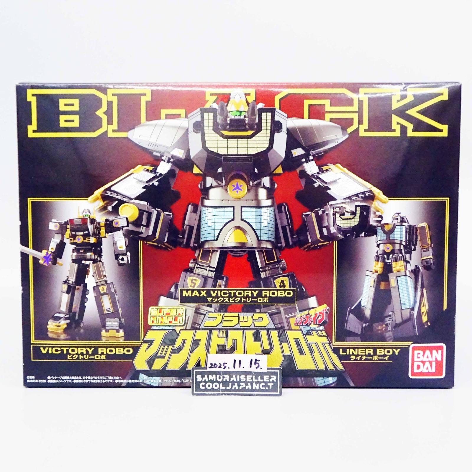 SUPER MINIPLA Black Max Victory Robo GoGoFive Plastic model kit