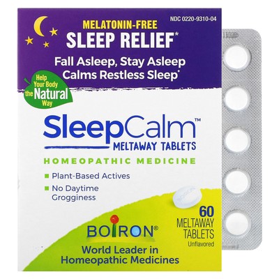 SleepCalm, Без вкусовых добавок, 60 таблеток Meltaway