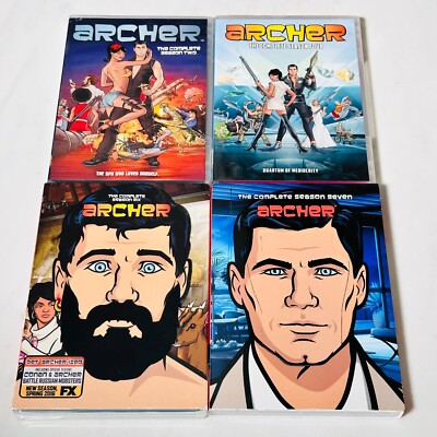 Archer - Season Two Four Six Seven - DVD - 2 4 6 7 - FX