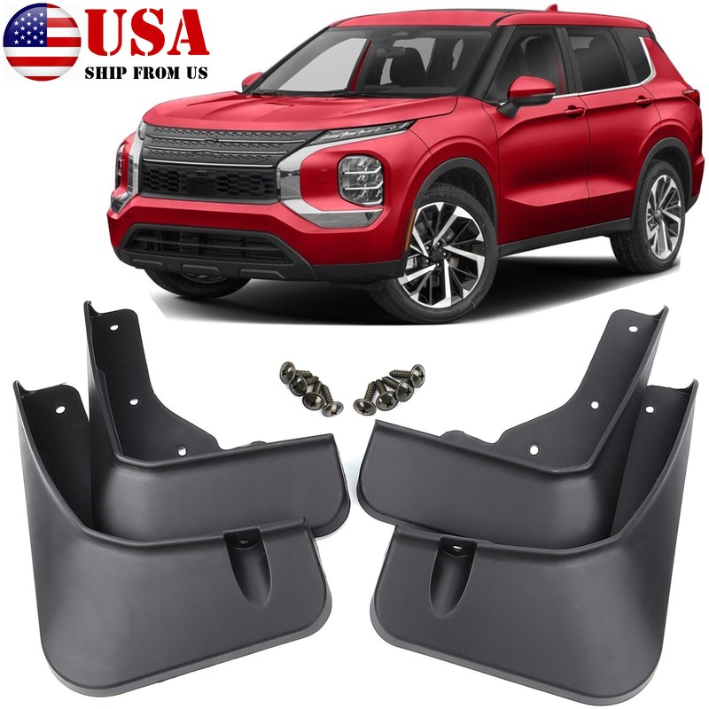 4x For Mitsubishi Outlander 2022-2024 Mud Flaps Splash Guard Mudguards Fender