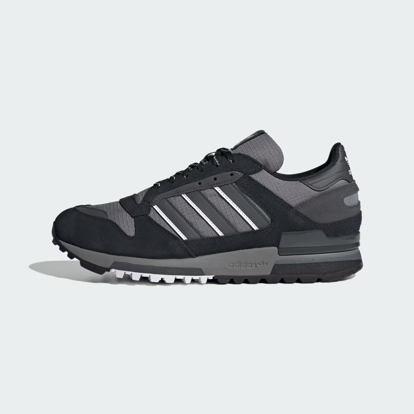 adidas Originals ZX 600 in Black and Dark Grey All Sizes