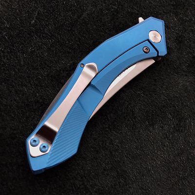 Zero Tolerance ZT 0460Ti Plain Edge Folder ZT0460 20CV Steel w/ 30v Blue Ano
