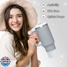 WUQID 2 Pack Bling Silicone Boot Compatible with Stanley Quencher Adventure 40oz and Stanley IceFlow 20oz 30oz, Reduces Dents Protective Water Bottle Bottom Cover Sleeve Compatible with Stanley Tumbler
