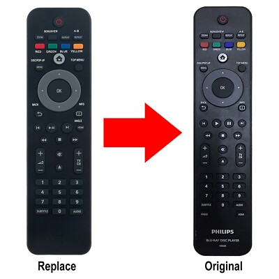 NB540 Remote Control Fit for for Philips Blu-ray Disc Players BDP5005 BDP7520