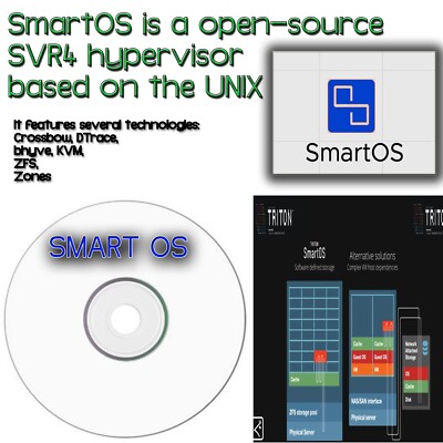 Smart OS Linux Installer - Grade AAA+ Disk with SVR4 Hypervisor | ZFS UNIX USA
