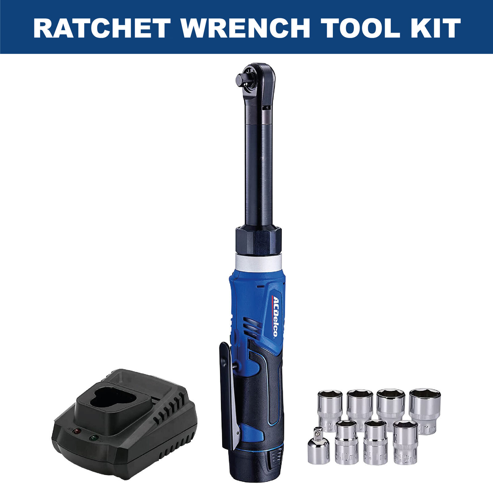 ACDelco ARW1218 3P G12 Series 10.8V Cordless 3 8 52Nm Extended Ratchet Wrench eBay