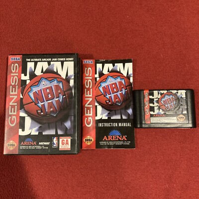 NBA Jam CIB (Sega Genesis, 1994) COMPLETE!