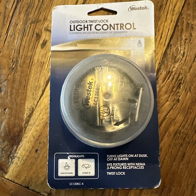 Westek Dusk-to-Dawn Light Control LC120BC-4,FREE SHIPPING