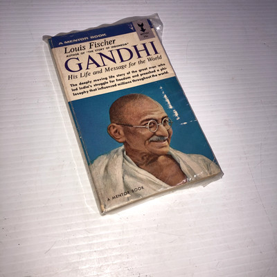 GANDHI  His Life & Message for the World A Mentor Book by Louis Fischer