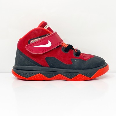 

Кроссовки Nike Boys Lebron Soldier VIII 653647-009 Red Basketball Shoes Размер 8C, Красный, Lebron Soldier VIII