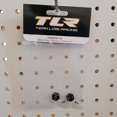 Team Losi Racing TLR232114 ~ Wheel Hex, 12mm x 5.5mm (2pc) ~ 22X-4 / 22X-4 Elite